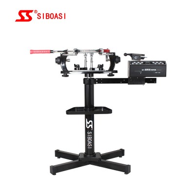 Electrical badminton stringing machine base clamp for tennis machines